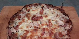 Keto BBQ MeatLovers Pizza Low Carb Pizza