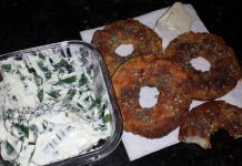 Keto Breakfast Bagels Low Carb Bagel with cream cheese