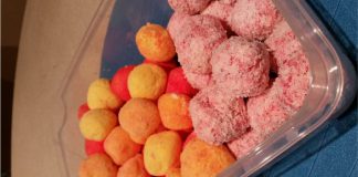 Coconut Cream Cheese Jelly Balls Keto Cream Cheese Jelly Balls