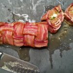 Cooked Bacon Sushi
