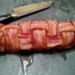 Cooked Bacon Sushi