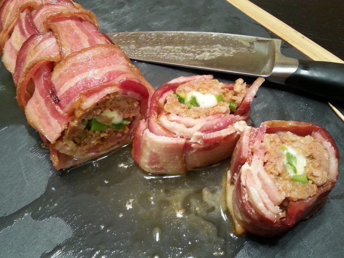 Low Carb Bacon Sushi