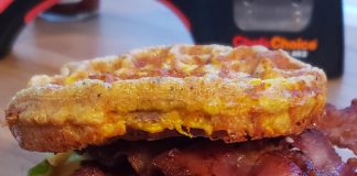 Elevated Chaffle Wagyu Burger Elevated Chaffle Wagyu Burger