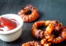 Bacon Onion Rings Onion and bacon rings