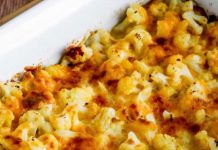 Cheesy Keto Cauliflower Bake Cheesy Keto Cauliflower Bake