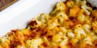 Cheesy Keto Cauliflower Bake Cheesy Keto Cauliflower Bake