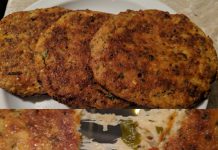 Spinach and cheese stuffed cauliflower patties Spinach and cheese stuffed cauliflower patties