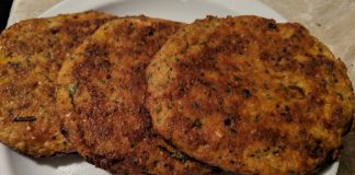 Spinach and cheese stuffed cauliflower patties Spinach and cheese stuffed cauliflower patties