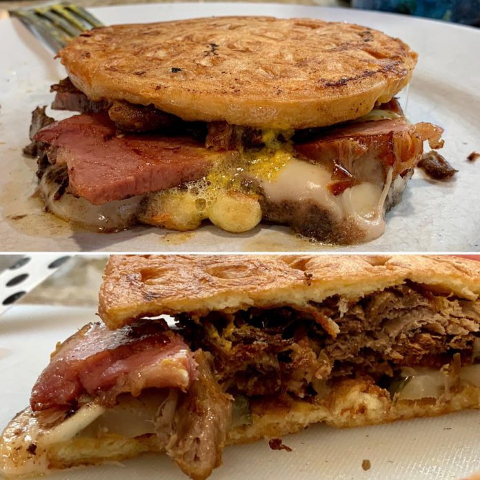 Keto Cubano sandwich