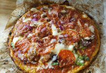 Keto Cauliflower Pizza Crust Keto Cauliflower Pizza Crust