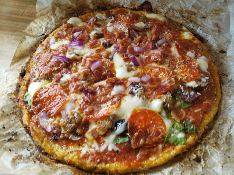 Keto Cauliflower Pizza Crust Keto Recipes