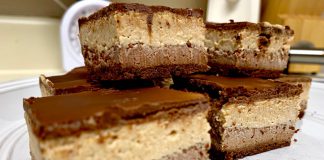 Keto “Reese’s” Cheesecake Squares Keto “Reese’s” Cheesecake Squares