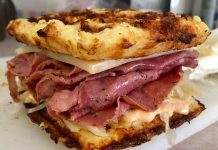 Keto Cauliflower Crust Reuben Keto Cauliflower Crust Reuben