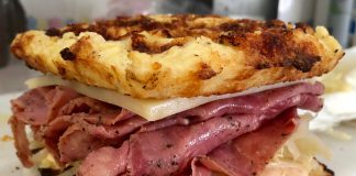 Keto Cauliflower Crust Reuben Keto Cauliflower Crust Reuben