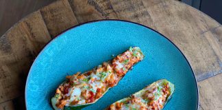 Keto Zucchini Boats from Airfryer zucchini boats