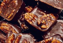 Dark Chocolate Salted Pecan Fat Bombs Dark Chocolate Salted Pecan Fat Bombs