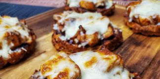 Bbq Chicken Chaffle Pizza