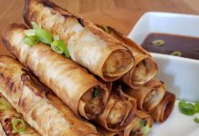 LOW CARB VINDALOO CURRY SPRING ROLLS!â €