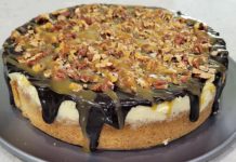 Keto Caramel Turtle Cheesecake Keto Caramel Turtle Cheesecake