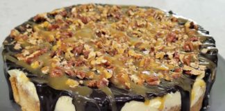 Keto Caramel Turtle Cheesecake Keto Caramel Turtle Cheesecake