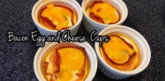 Low Carb Bacon Egg and Cheese Breakfast Cups Bacon Egg and Cheese Breakfast Cups