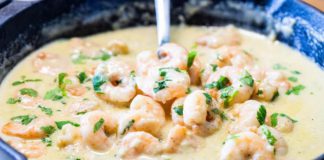 Creamy Garlic Shrimp with Parmesan Creamy Garlic Shrimp with Parmesan