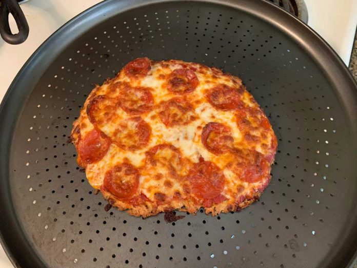 Homemade Chicken Crust Pizza