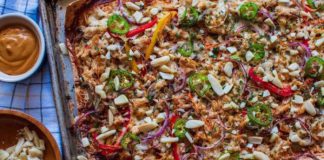 Keto Thai Chicken Pizza Keto Thai Chicken Pizza