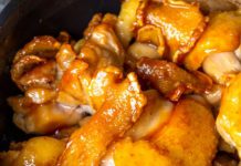 Ginger and sesame oil chicken Ginger and sesame oil chicken