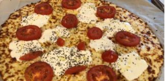 Keto Margherita Pizza Keto Margherita Pizza