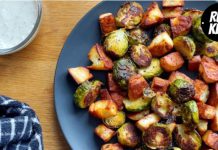 Keto Halloumi Brussels Sprouts With Mustard Cream Sauce Keto Halloumi Brussels Sprouts With Mustard Cream Sauce