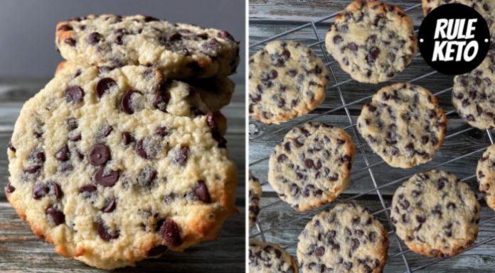 Keto Coconut Flour Chocolate Chip Cookies