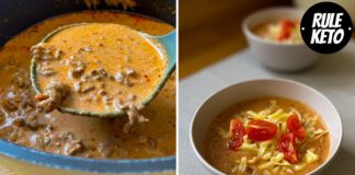Keto Bacon Cheeseburger Soup Keto Bacon Cheeseburger Soup