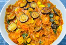 Vegetable Masala with Zucchini and Eggplant Vegetable Masala with Zucchini and Eggplant