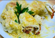 Creamy Chicken Rolls With Sun-Dried Tomatoes and Pesto Creamy Chicken Rolls With Sun-Dried Tomatoes and Pesto